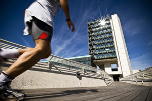 running