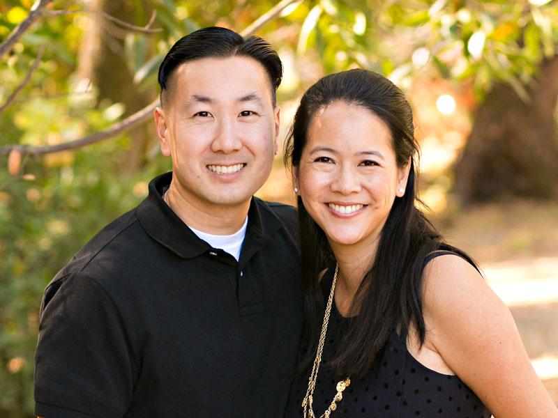 Steve Chou and his wife, founders of My Wife Quit Her Job