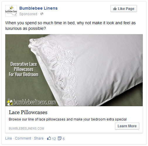 Pillowcase ad