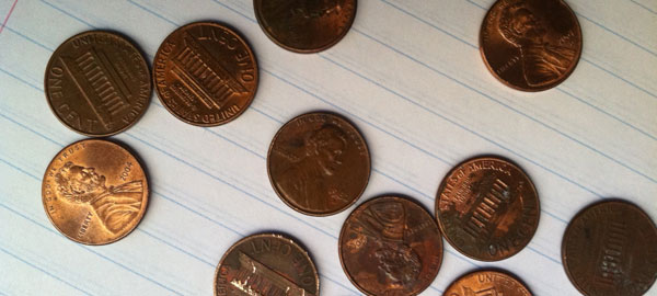 pinching pennies