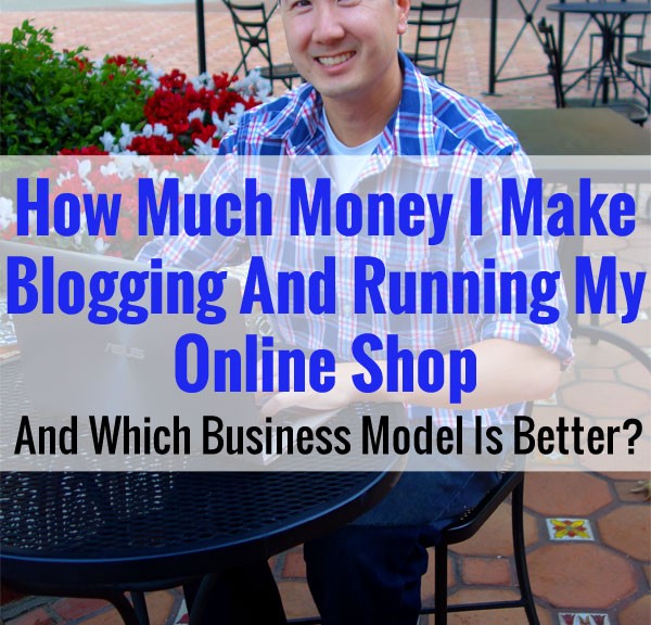 How Much Money I Make Blogging And Running My Online Shop And Which Business Model Is Better