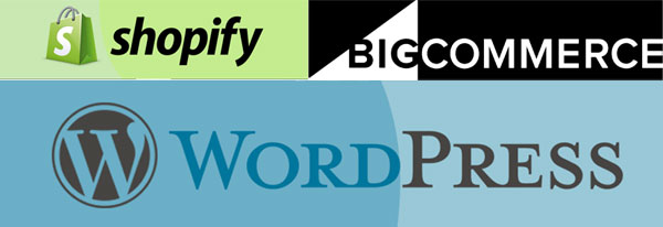 Wordpress With Shopify Or BigCommerce