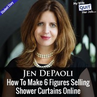 142: How My Student Jen Makes 6 Figures Selling Shower Curtains Online