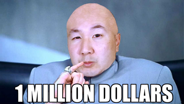 1 million dollars