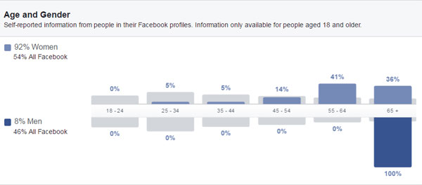 Facebook Insights Age