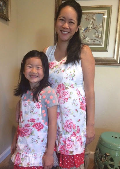 mommy and me apron