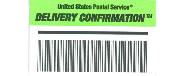 delivery confirmation