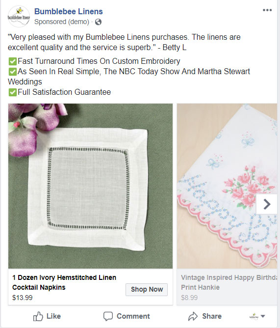 Facebook Dynamic Product Ads