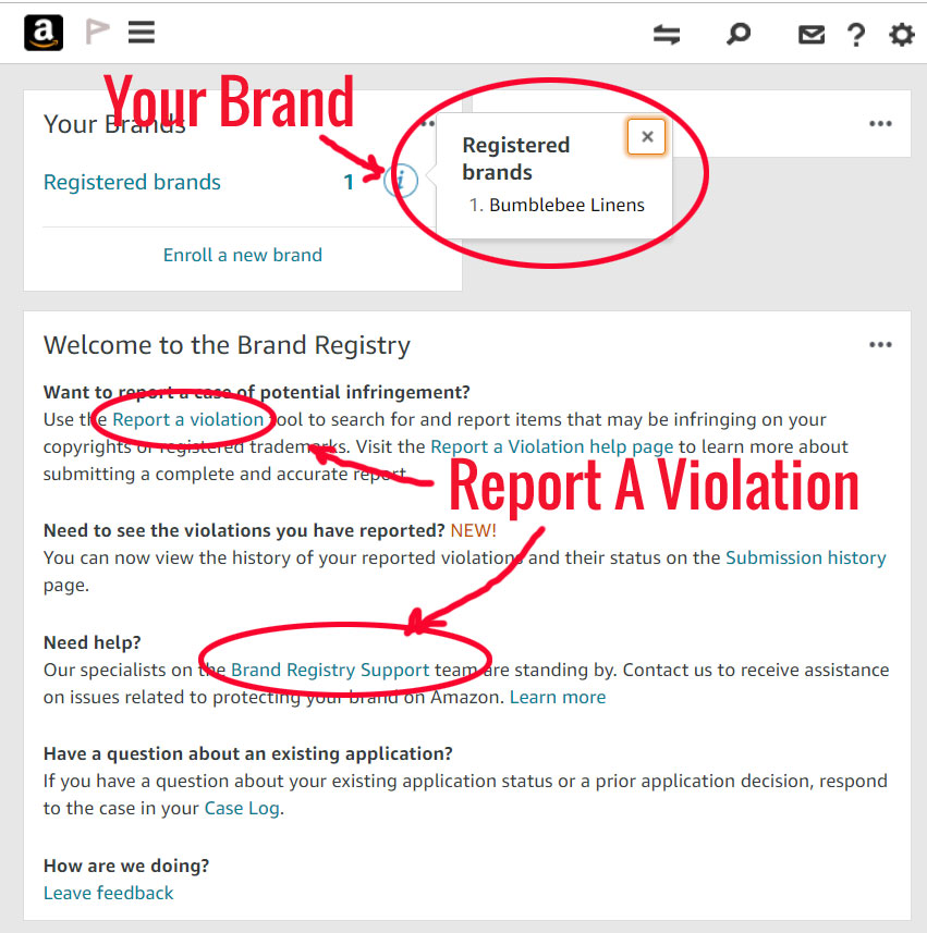 How to shop check brand registration