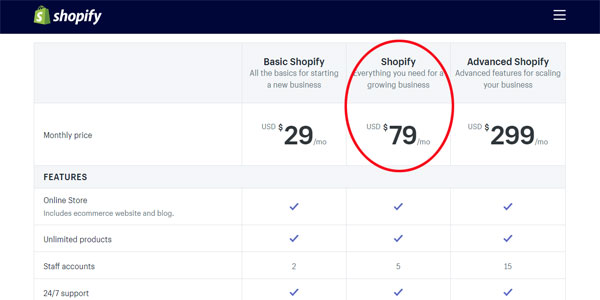 Shopify Regular