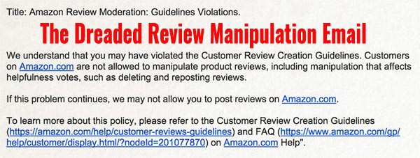 Amazon Review Manipulation