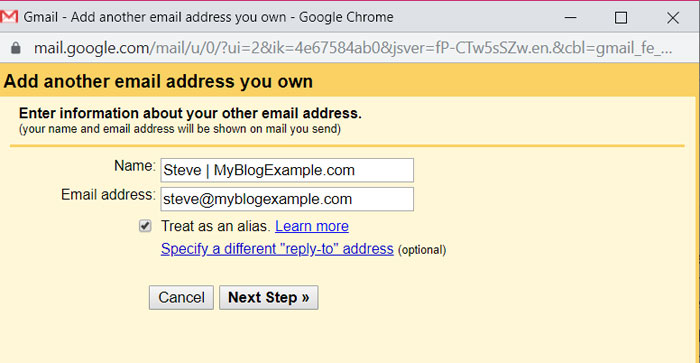Gmail Domain Address