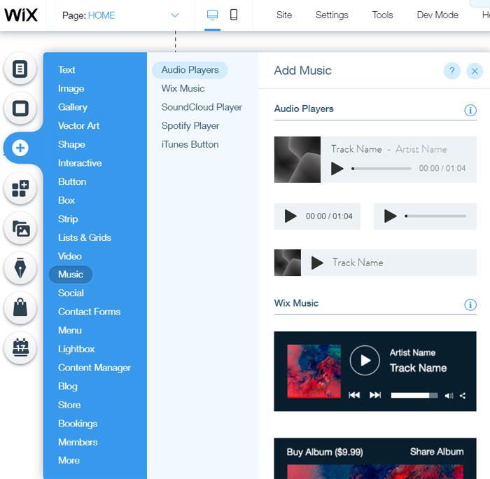 Wix Components