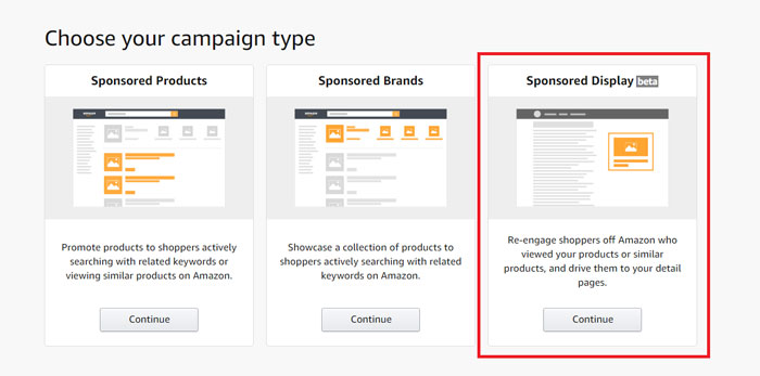 Amazon DSP Selection