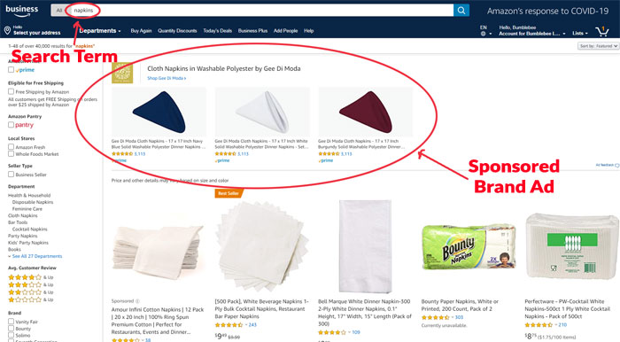Amazon Sponsored Brand Ads