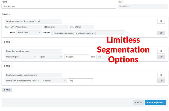 Klaviyo Segmentation