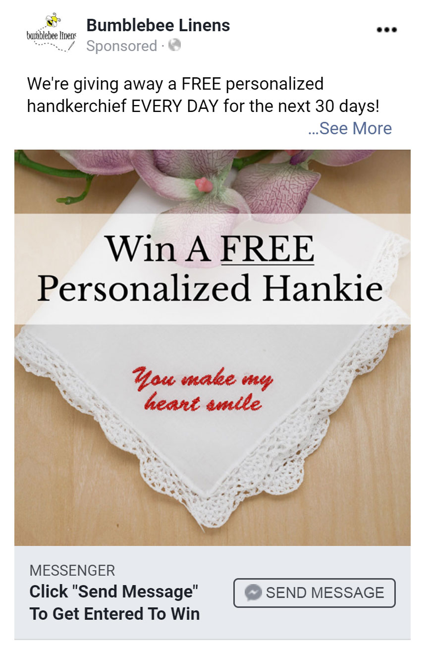 Hankie giveaway