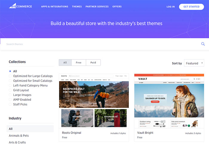 BigCommerce Theme Store