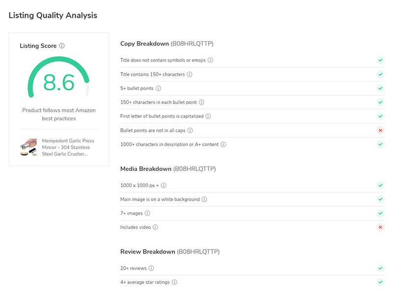 Listing Analyzer