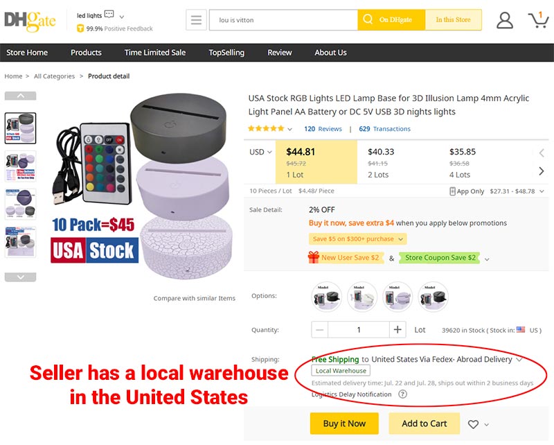 What Is DHgate's Local Warehouse Service?