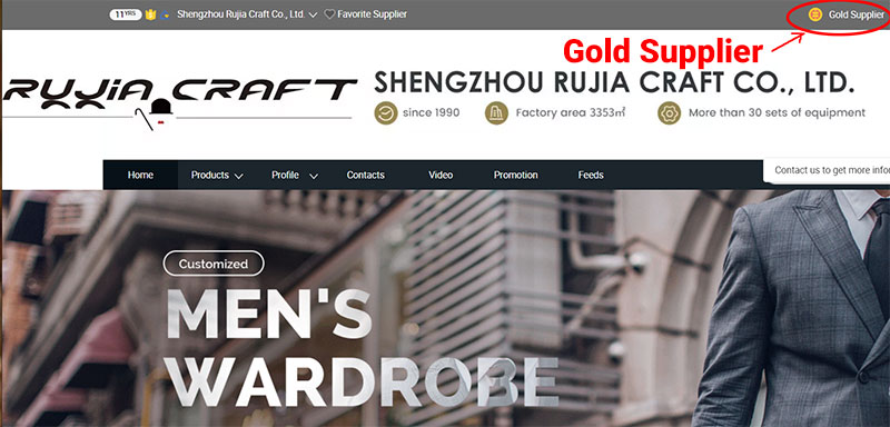 Alibaba Gold Supplier Certification