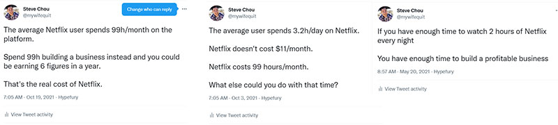 Netflix Tweets