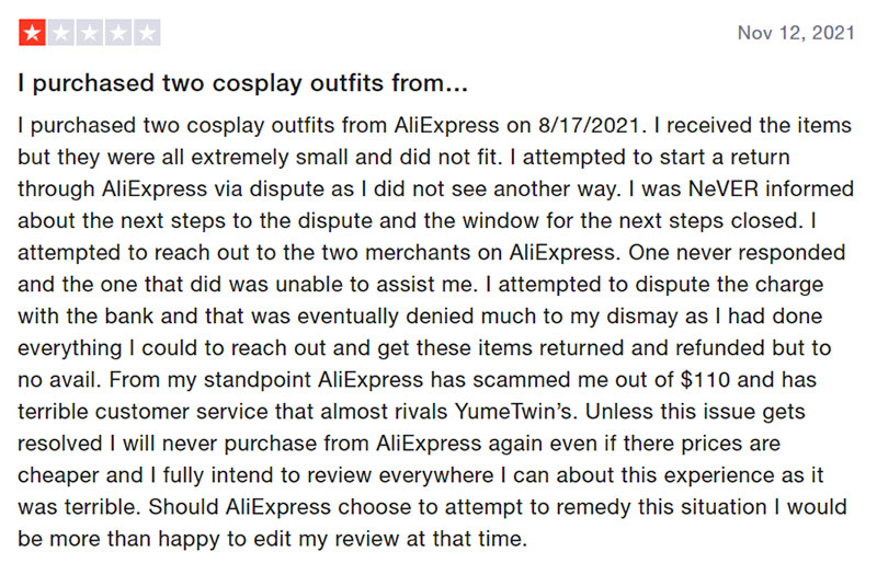 AliExpress Refunds