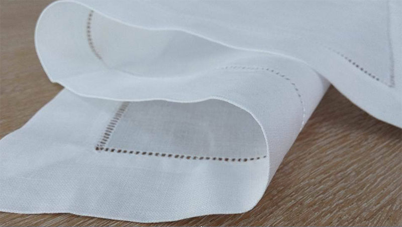 Hemstitched napkins