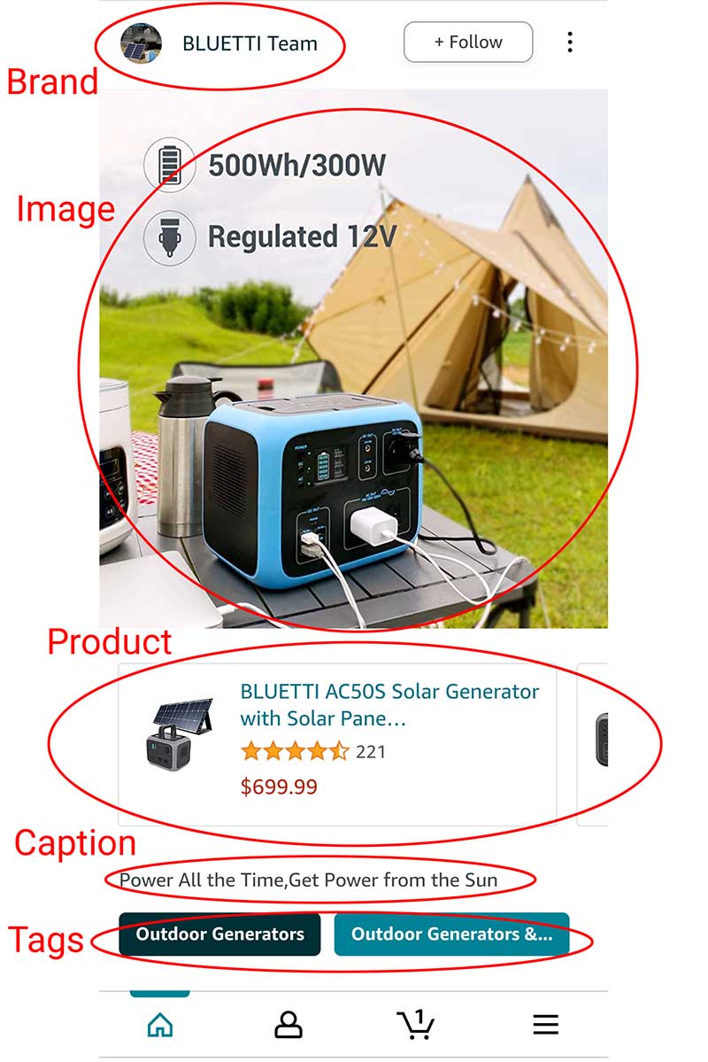 Amazon Posts Example