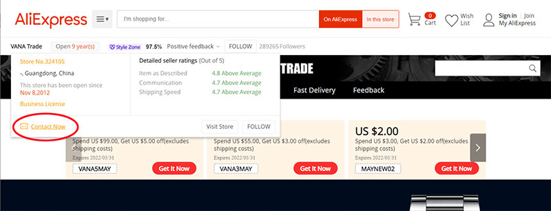 How To Contact Seller in AliExpress 