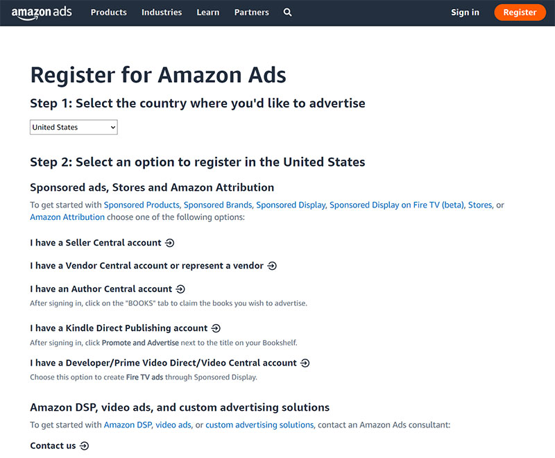 Amazon Attribution Form