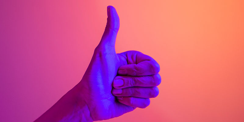 Thumbs up