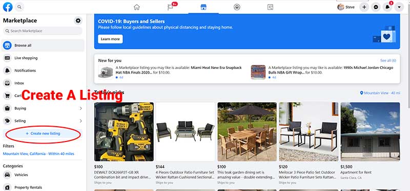 A Facebook marketplace auto listing software