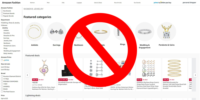 Categories not allowed to sell on Amazon