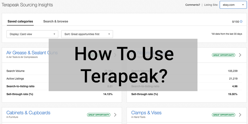 How To Use Terapeak