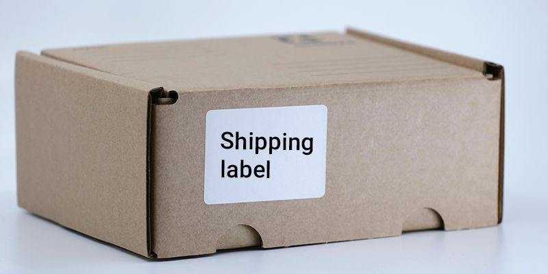 Shipping label