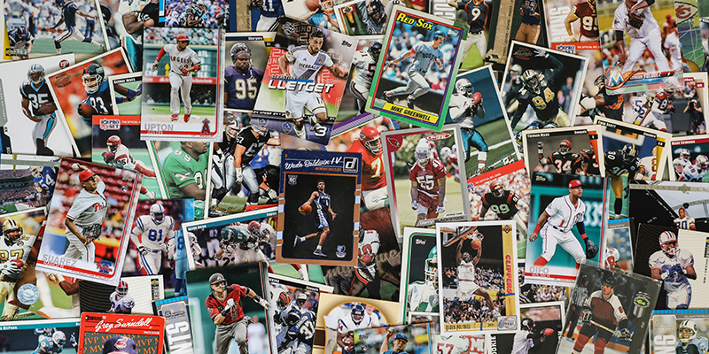 All major US sports cards captured in an image