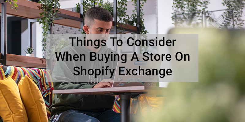 Things To Consider When Buying A Store On Shopify Exchange