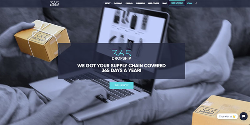 365 Dropship homepage