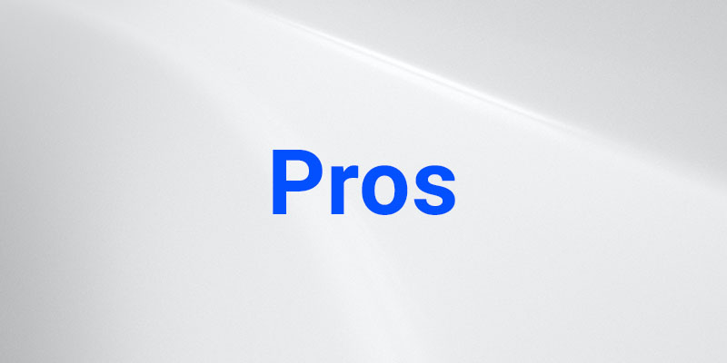 The word Pros written on a silver background