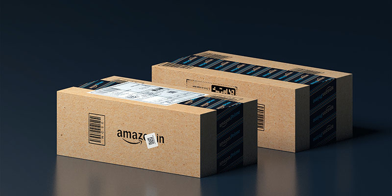 Two Amazon parcels