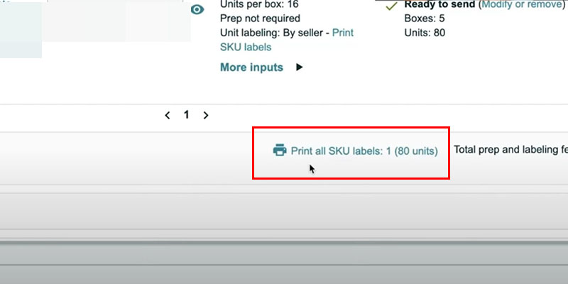 Print all SKU labels hyperlink