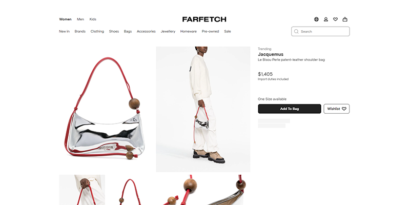 Farfetch product page