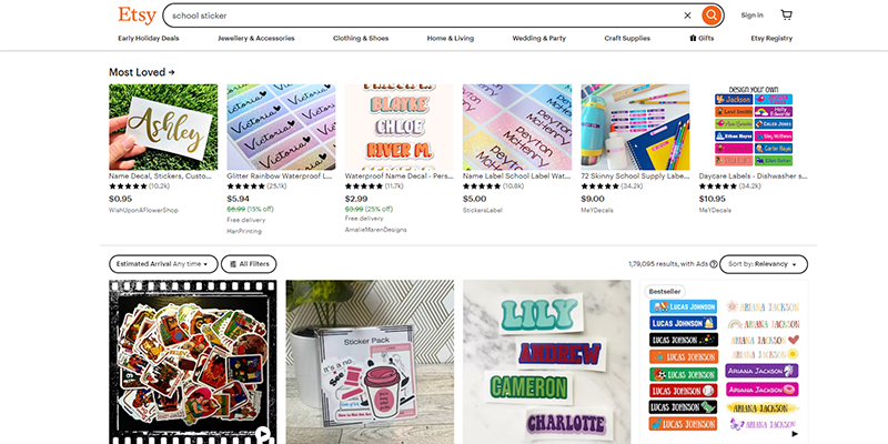 Etsy digital printable products