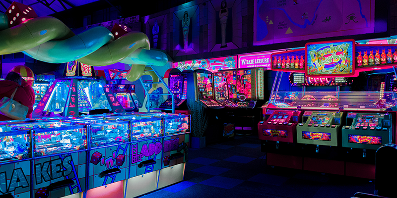 An arcade in UK