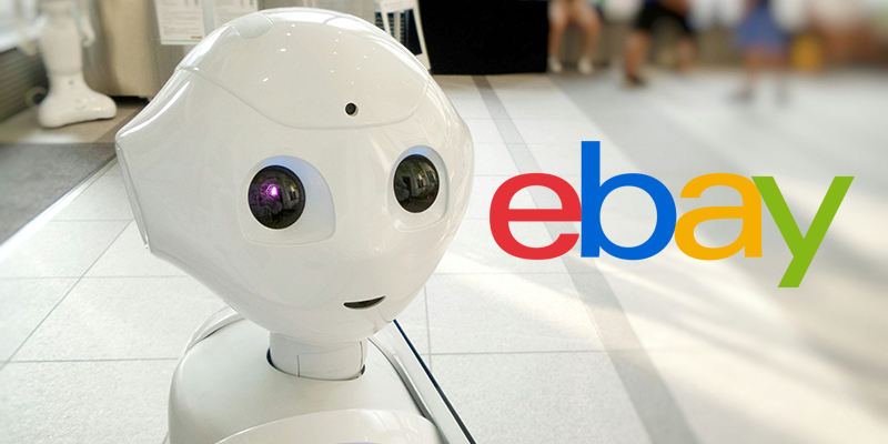 eBay robot looking at camera
