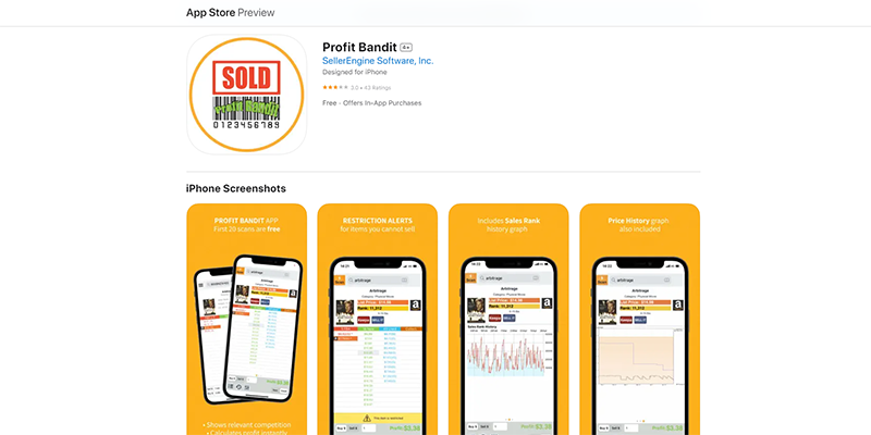 Profit Bandit on Apple App store