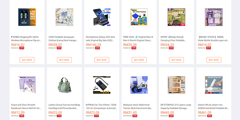 Lazada Malaysia On Sale product catalog