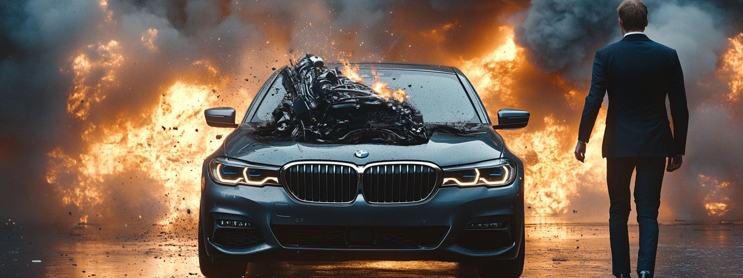 BMW Engine Exploding