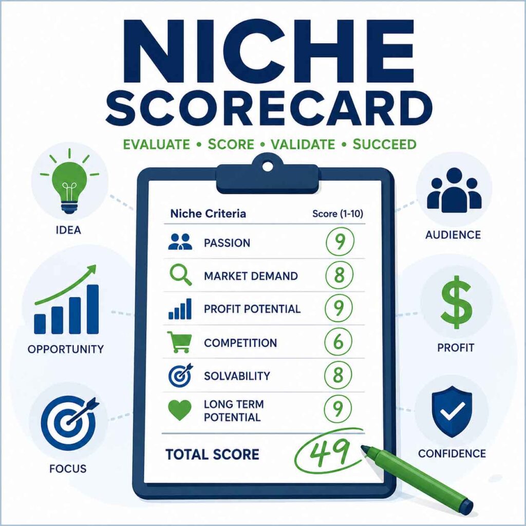 The 10 question product niche scorecard